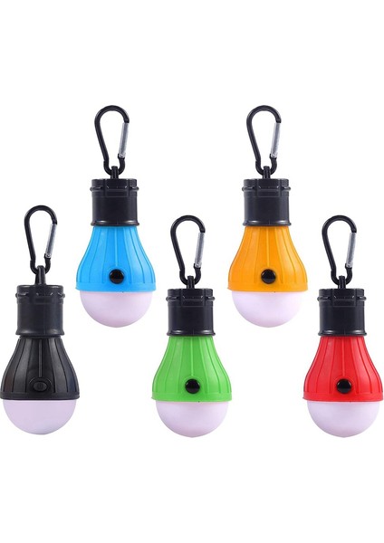 5 Paket Kamp Ampul Taşınabilir LED Kamp Fener Kamp Çadırı Işıkları Lamba Kamp Ekipmanları ve Yürüyüş ile Uyumlu (Yurt Dışından)