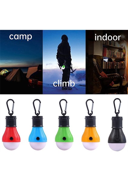 5 Paket Kamp Ampul Taşınabilir LED Kamp Fener Kamp Çadırı Işıkları Lamba Kamp Ekipmanları ve Yürüyüş ile Uyumlu (Yurt Dışından)