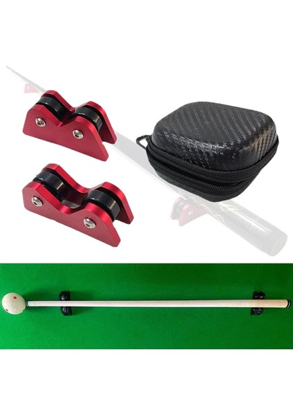 100X Havuz Cue Stick Ipuçları Yüksükler Kırmızı (Yurt Dışından)
