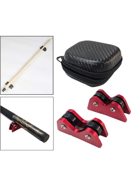 100X Havuz Cue Stick Ipuçları Yüksükler Kırmızı (Yurt Dışından)