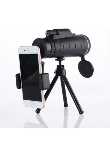 40X60 Hd Profesyonel Teleskop Monoküler Gece Güçlü Dürbün Su Geçırmez Mini Cep Zoom ile Akıllı Telefon Kamp (Yurt Dışından)