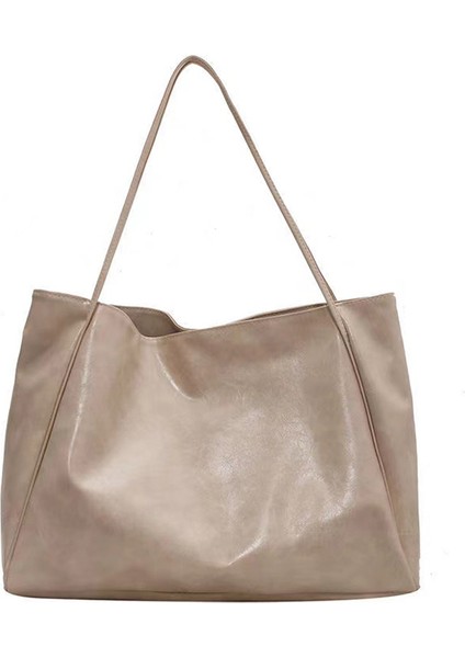Bayanlar Yüksek Kapasiteli Tote Çanta Kadın Deri Omuz Çantası Handbags (Yurt Dışından)
