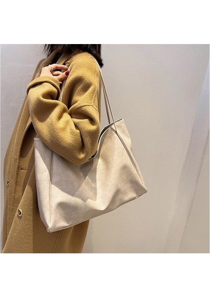 Bayanlar Yüksek Kapasiteli Tote Çanta Kadın Deri Omuz Çantası Handbags (Yurt Dışından) fırsatları