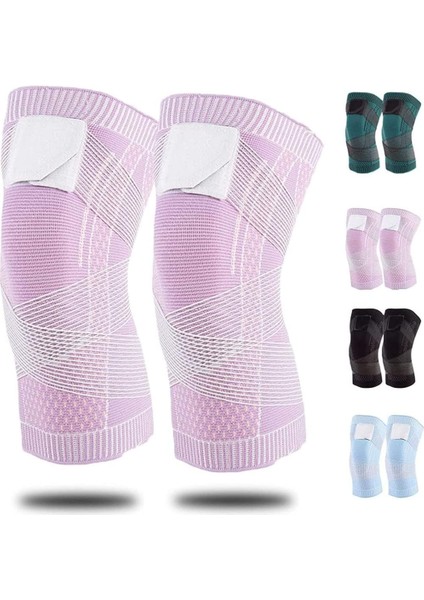 Destinek Dizlik,destinek Diz Sıkıştırma Kolu,3d Yüksek Elastik Dizlik Desteği Sıkıştırma Kolu,pelin Akupresür Şekillendirme Diz Pedleri (Xl,mor) (Yurt Dışından)