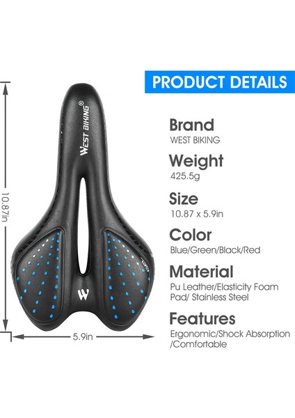 Yol Bisikleti Jel Rahat Koltuk Pu Deri Yumuşak Köpük Dolgulu Yastık Mtb Bisiklet Eyer Ultralight Bisiklet Parçaları (Yurt Dışından) modelleri