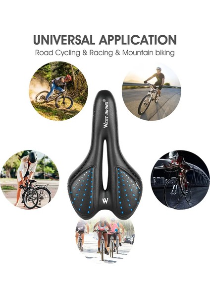 Yol Bisikleti Jel Rahat Koltuk Pu Deri Yumuşak Köpük Dolgulu Yastık Mtb Bisiklet Eyer Ultralight Bisiklet Parçaları (Yurt Dışından) indirimleri