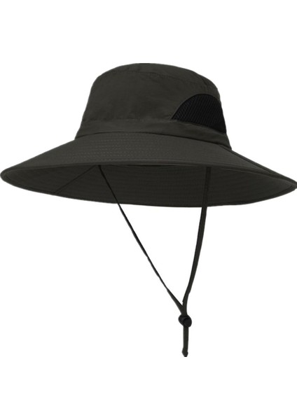 Güneş Şapkası Kamp Şapkası Ayarlanabilir Yeşil (Yurt Dışından)