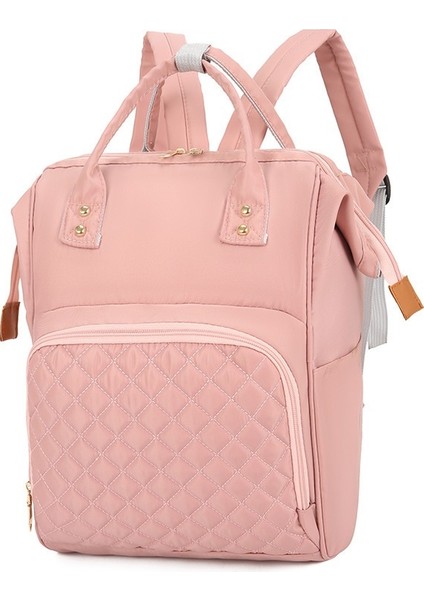 Yeni Moda Eşkenar Dörtgen Sırt Çantası, Taşınabilir Çok Cepli Anne ve Bebek Sırt Çantası, Hafif Gezi Anne Çantası (Yurt Dışından)