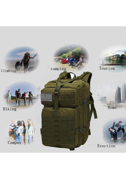 50L Açık Irt Çantası Yeşil (Yurt Dışından) indirimleri