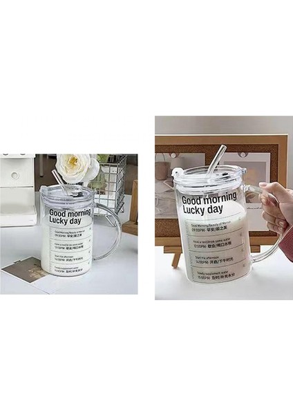 Cam 1l Tumbler Çay Doğum Günü Hediyesi Su Günaydın (Yurt Dışından) fırsatları