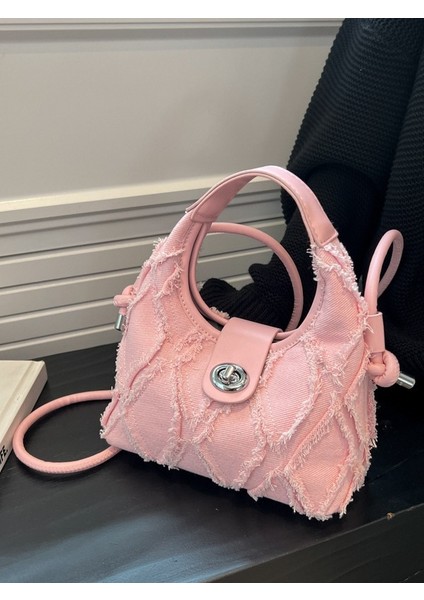 Niş Denim Elmas Tüm Maç Omuz Çantası (Yurt Dışından)