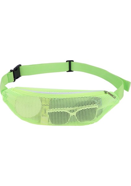 Plaj Crossbody Örgü Bel Çantası, Omuz Askısı ve Fermuarlı Cep Telefonu Çantası Küçük Bel Çantası Rahat Omuz Açık (Yurt Dışından)