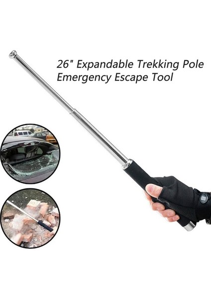 Buyfun Çok Işlevli Trekking Pole Acil Kaçış Aracı Genişletilebilir (Yurt Dışından)