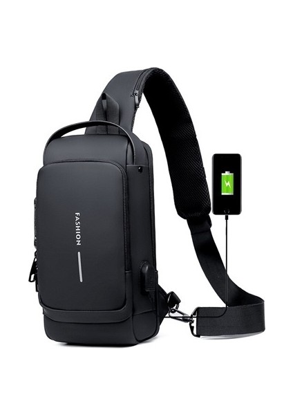 Erkek Moda Omuz Çantası Spor Eğlence Çok Fonksiyonlu Crossbody Çanta (Yurt Dışından)