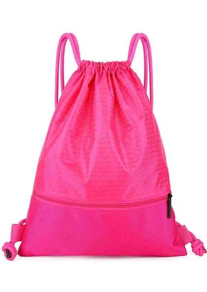 Ipli Sırt Çantası Spor Salonu Çuval Çantası, Küçük (Pembe, 35*1*44CM) (Yurt Dışından)