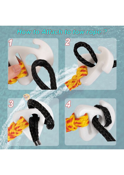 Su Sporları, Jet Ski, Kayak, Wake Board ile Seadoo Için Ağır Hizmet Çekilebilir Tüp Bağlayıcı (Yurt Dışından) fiyatları