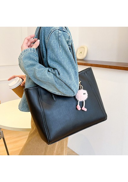 Kadın Yüksek Kapasiteli Tote Çanta Deri Bayan Omuz Çantası Handbags (Yurt Dışından)