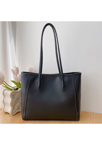 Kadın Yüksek Kapasiteli Tote Çanta Deri Bayan Omuz Çantası Handbags (Yurt Dışından)