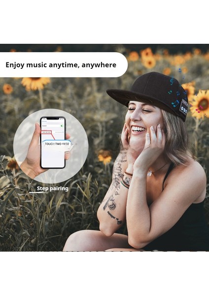 Beyzbol Müzik Bluetooth Kulaklık Kablosuz Şapka (Yurt Dışından) fiyatları