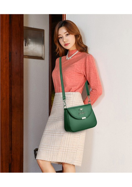 Kadın Çantaları 2024 Yeni Çanta Kadın Omuz Çantaları Basit Mizaç Crossbody Anne Çantaları Küçük Çantalar (Yurt Dışından) modelleri