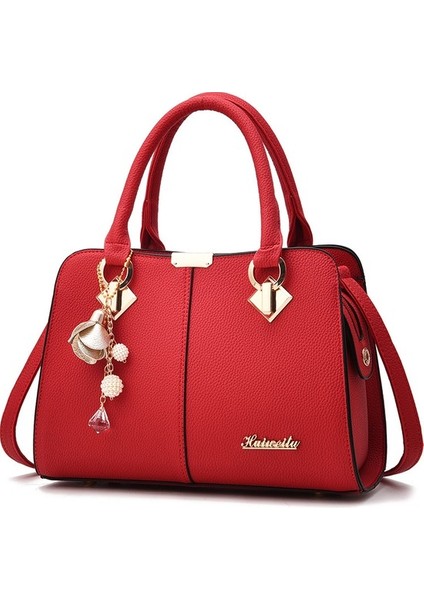 Kadın Çantası 2023 Yeni High-End Atmosfer Moda Bayan Çantası Trendy Omuz Askılı Çanta (Yurt Dışından)