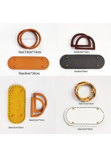 Tığ Işi Çanta Alt Taban Tote Sap Delikli Dıy Örgü Dokuma (Yurt Dışından) fiyatları