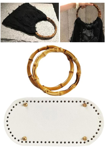 Tığ Işi Çanta Alt Taban Tote Sap Delikli Dıy Örgü Dokuma (Yurt Dışından) modelleri