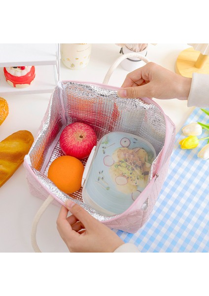 Basit Büyük Kapasiteli Naylon Taşınabilir Bento Çantası (Yurt Dışından) fırsatları