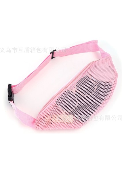 Plaj Crossbody Örgü Bel Çantası, Omuz Askısı ve Fermuarlı Cep Telefonu Çantası Küçük Bel Çantası Rahat Omuz Açık (Yurt Dışından) fırsatları