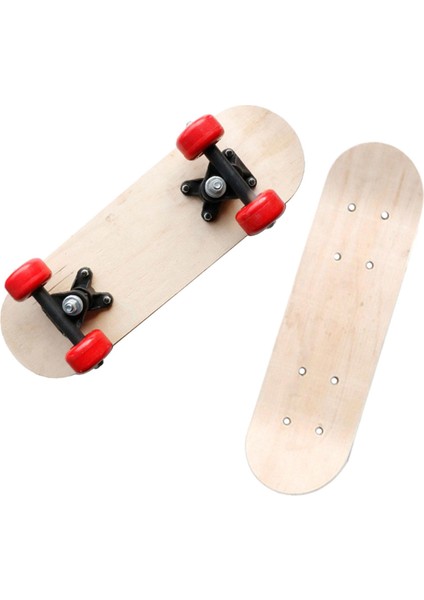 Başlayanlar Için Ahşap Güvertesi Icılık Şimi Çocuklar 43CM Tekerlekli (Yurt Dışından)