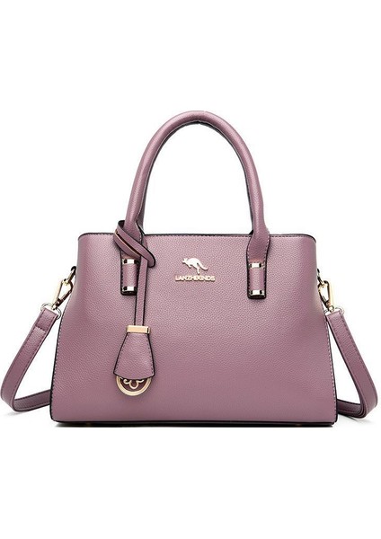 Kadın Çanta Yeni Çok Yönlü Crossbody Çanta Büyük Kapasiteli Moda Omuz Çantası Kadın Çanta Orta Yaşlı Anne Için (Yurt Dışından)
