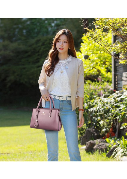 Kadın Çanta Yeni Çok Yönlü Crossbody Çanta Büyük Kapasiteli Moda Omuz Çantası Kadın Çanta Orta Yaşlı Anne Için (Yurt Dışından) modelleri