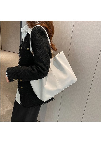 Kadın Yüksek Kapasiteli Tote Çanta Deri Bayan Omuz Çantası Handbags (Yurt Dışından) modelleri