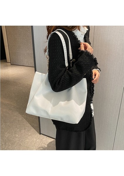 Kadın Yüksek Kapasiteli Tote Çanta Deri Bayan Omuz Çantası Handbags (Yurt Dışından) fırsatları