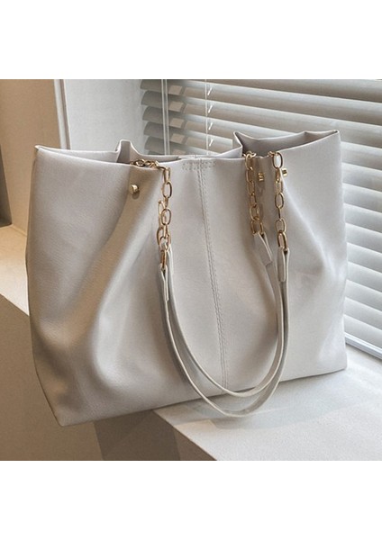 Kadın Yüksek Kapasiteli Tote Çanta Deri Bayan Omuz Çantası Handbags (Yurt Dışından) indirimleri