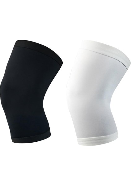 Spor Dizlik Açık Hava Bisikleti Koşu Sıkıştırma Desteği Koruma Brace Koruyucu Nefes Alabilir Bacak Kol - Siyah M (Yurt Dışından)