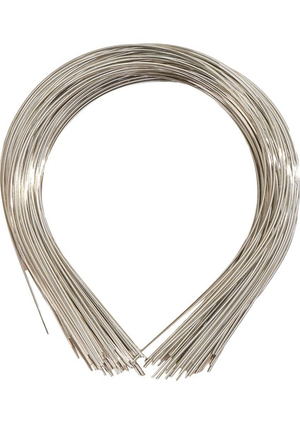 El Sanatları Için 50 Düz Metal Bantları Pürüzsüz Saç Tokaları Bandı Çerçevesi (Yurt Dışından)