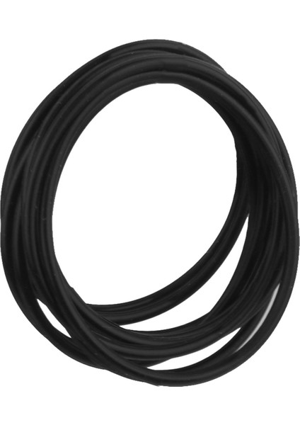 20 Adet Moda Silikon Elastik Lastik Bant Bilezik Bileklik Bilezik Saç Bağları 2x Siyah (Yurt Dışından) fırsatları