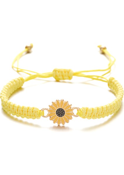 Ellerini Sunflower Bracelet Birkaç Bracelet Handrope (Yurt Dışından)