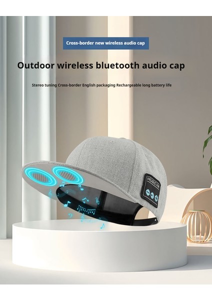 Beyzbol Müzik Bluetooth Kulaklık Kablosuz Şapka (Yurt Dışından)