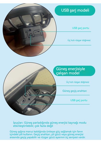 Yaz Açık Güneş Üç Hızlı Ayarlanabilir Fan Güneş Koruma Şapkası (Yurt Dışından) indirimleri