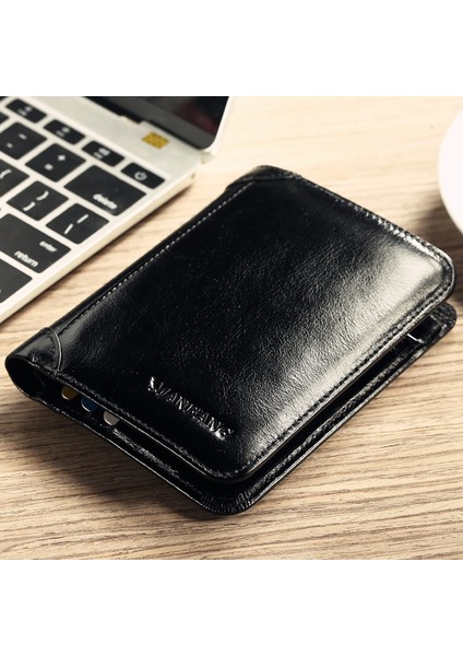 Erkek Çok Fonksiyonlu Büyük Kapasiteli Cüzdan (Yurt Dışından)