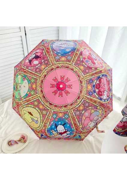 Al Yıldızları Sanrio Şeffaf Katlanır Şemsiye (Yurt Dışından) modelleri
