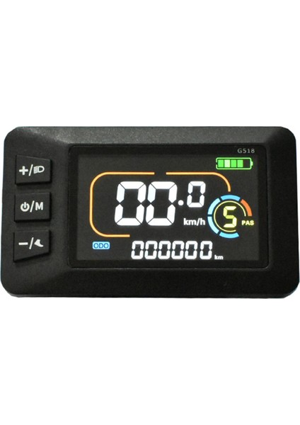 Elektrikli Bisiklet Ekranı G518 LCD Ekran 24/36/48/60V/72V Scooter LCD Panel Renkli Ekran Elektrikli Bisiklet Aksesuarları (Yurt Dışından) fırsatları