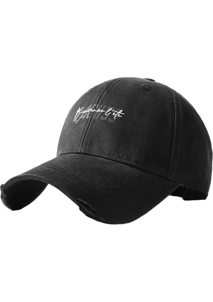 Erkekler ve Kadınlar Için Delikli Modaya Uygun Harf Işlemeli Kapaklar, Sonbaharda Çok Yönlü Gündelik Güneş Şapkaları, Gündelik Beyzbol Şapkaları, Modaya Uygun (Yurt Dışından)