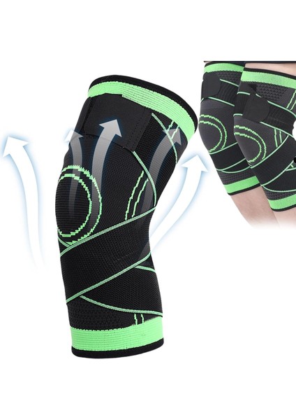 Diz Kompresyon Kolu - Ayarlanabilir Dizlik | Rahatlama Için Sıkıştırma Kol Diz Desteği Çalışma Için Ayarlanabilir Diz Koruması (Yurt Dışından)