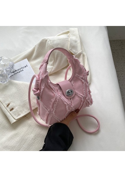 Popüler Çok Yönlü Crossbody Çanta Moda Eşkenar Dörtgen Kanvas (Yurt Dışından)