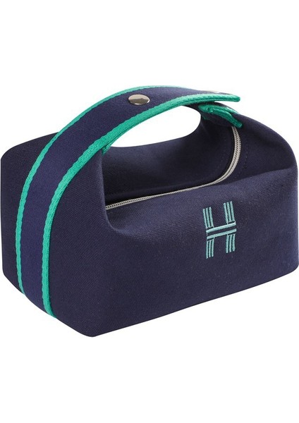 Yeni Basit Kanvas Kozmetik Çantası Taşınabilir Su Geçirmez ve Toz Geçirmez Büyük Kapasiteli Seyahat Moda Tuvalet Saklama Çantası (Yurt Dışından)