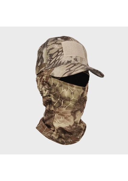 Kamuflaj Açık Hava Yürüyüşü, Dağcılık ve Balıkçılık Güneş Koruması ve Gölgeleme Ayarlanabilir 55-61CM Spor Şapka (Yurt Dışından)