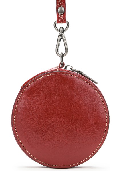 Retro Birinci Katman Inek Derisi Bozuk Para Cüzdanı Değiştirme Saklama Çantası (Yurt Dışından)